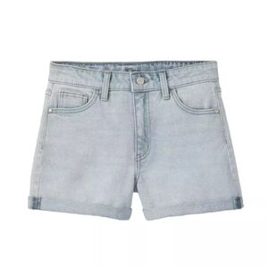 NWT ART CLASS XL 14/16 ROLLED HEM MID RISE LIGHT WASH JEAN SHORTS